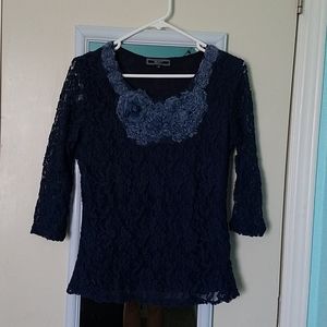 Floral lace top